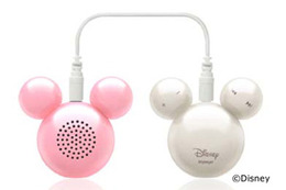 アイリバー、ミッキーマウスの形のポータブルスピーカー