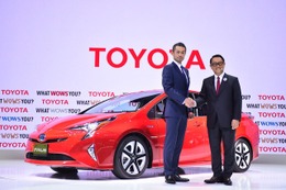 【東京モーターショー2015】イチローがサプライズ登場！ トヨタ豊田社長と共演