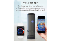 これは画期的！ スマホで10度から70度まで温度調整できるタンブラー「Yecup 365」