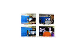 小学校どうしがサテライトコラボ！　JAXAの「きずな」を使い授業をHD合成