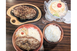 【実食】400gハンバーグに600gの大盛りライスも！びっくりドンキーの巨大「ガリバーメニュー」