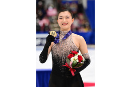 坂本花織、全日本3連覇！世界選手権に向けて決意新たに「次の目標に向かって…」
