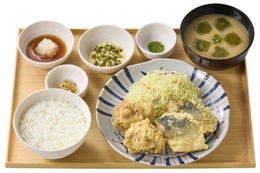 やよい軒、特撰シリーズ新商品「鶏とサバの天ぷら定食」を発売