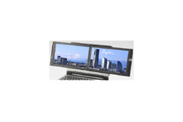 世界初！　2つの液晶が開く10.1V型液晶ノートPC