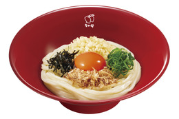 なか卯、4種のトッピングが特徴の朝食「たまかけうどん」が290円で新登場！