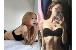 「ガリガリすぎて気持ち悪い」父は元巨人投手の韓国インフルエンサー、肋骨クッキリ近影に心配の声【PHOTO】