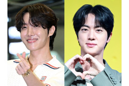 “変わらぬ友情”に感動…BTS・J-HOPE、JINの初ソロコンを観客席から全力応援！【PHOTO】