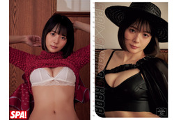 プロ雀士・岡田紗佳、たくし上げたニットから美バスト披露！