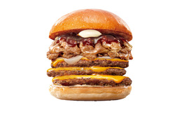 牛カルビに4種類のチーズを合わせた贅沢バーガー！ロッテリア、「ダブル絶品チーズ牛カルビバーガー」を26日より発売