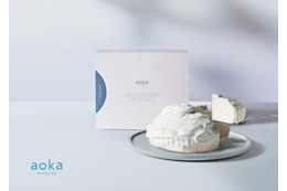 北海道産チーズケーキ「雪のようにやさしい」 aoka初の生菓子チーズケーキが大丸札幌に