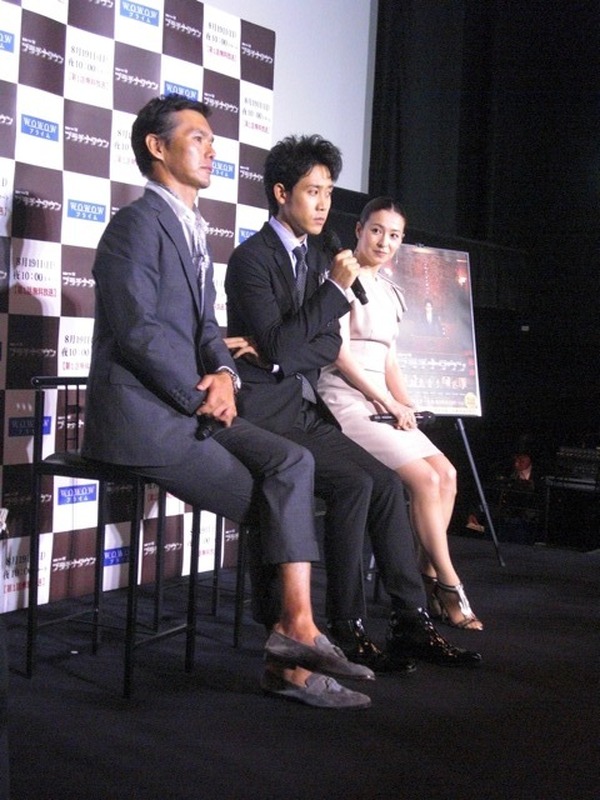 Wowowドラマ プラチナタウン 大泉洋 檀れい 渡部篤郎が完成披露会見 Rbb Today