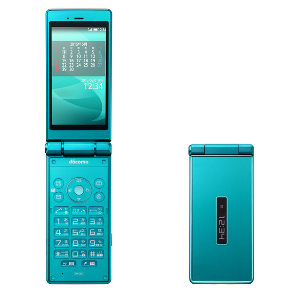 UNISEX S/M docomo AQUOS ケータイ SH-06G [Blue Green] - 携帯電話本体