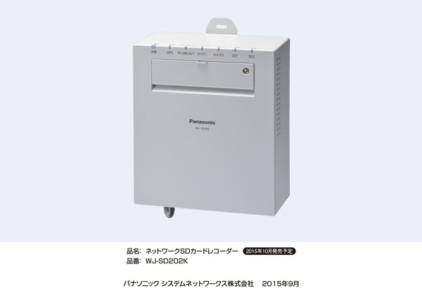 街頭防犯カメラシステム向けのネットワークSDカードレコーダーが登場