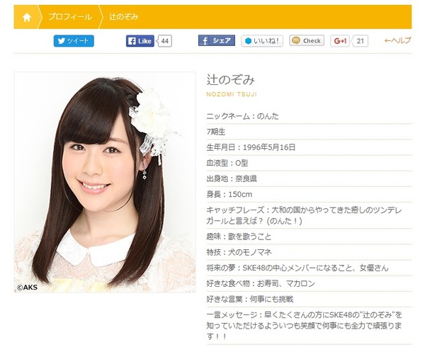 Ske48研究生 辻のぞみが突然の活動辞退 熱愛疑惑の渦中だった Rbb Today