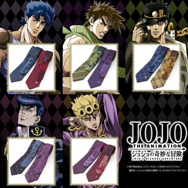アニメ ジョジョ の主人公 敵キャラがおしゃれなネクタイに 全10種で発売 16枚目の写真 画像 Rbb Today