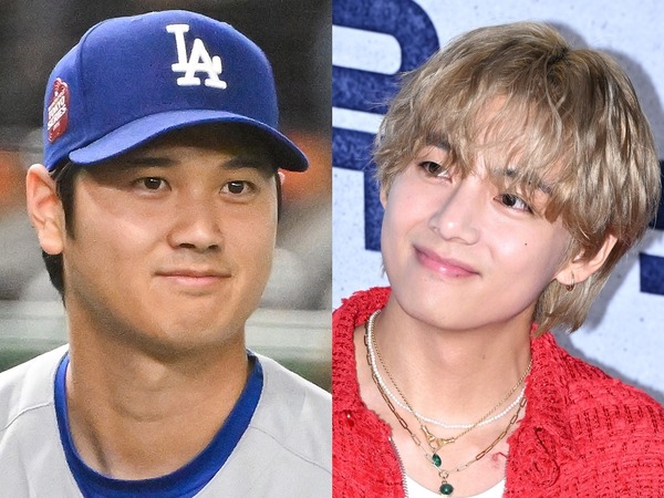 大谷翔平ら所属ドジャースの始球式がBTS・Vファンの祝祭に！超大型