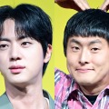 「顔がホットクみたい…」BTS・JINとの記念写真に自虐コメント？バラエティ番組共演者のSNS投稿が話題
