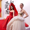 【Anne Hathaway and Emily Blunt】Photo by TheStewartofNY／Getty Images for 20th Century Studios／Getty Images for Disney