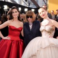 【Anne Hathaway, Anna Wintour and Emily Blunt】Photo by TheStewartofNY／Getty Images for 20th Century Studios／Getty Images for Disney