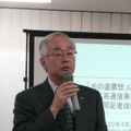 ケイ・オプティコムの久保忠敏氏（常務取締役）。公正な競争のもと、民間事業者が切磋琢磨できる環境が必要だと説く