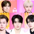 白黒のスーツスタイルで洗練された貴公子に！TXT、「KMA 2026」レッドカーペットに登場