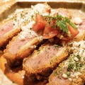 ハムカツ海老トマトクリーム638円