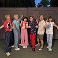 左から）井上瑞稀、佐々木大光、神田愛花、岩井勇気、澤部佑、松﨑涼佳アナウンサー（c）フジテレビ