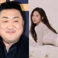 俳優マ・ドンソクの“年下妻”、ミニスカ履いて寝そべりポーズ…ギリギリ丈で美脚強調「キャー」「失神する」