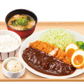 熟成ロースデミたまかつ定食