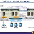 「Bizホスティング ベーシック」のサービス概要図