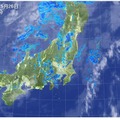 「tenki.jp」の雨雲レーダー東日本ズーム図