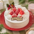 クリスマス 苺のショートケーキ