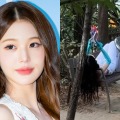 「え、何してるの」IVE・ウォニョンが公園に?!運動器具を使いこなす“予想外”の姿が話題