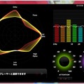 「MindTuneビジュアライザ」を用いての集中度・瞑想度メーターのイメージ図