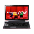 15.6型HD液晶の「dynabook Qosmio V60W」