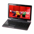 15.6型HD液晶の「dynabook Qosmio V60W」