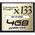 　グリーンハウスは、133倍速コンパクトフラッシュ「GH-CF XXシリーズ」を12月中旬から順次発売する。転送速度は、読み込みが20Mバイト/秒、書き込みが18Mバイト/秒。容量は、256M、512M、1G、2G、4Gバイトを用意。