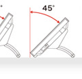 「LaidBack Stand（レイドバックスタンド）」で6段階に角度調整するイメージ