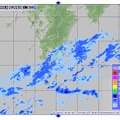 気象庁「レーダー・ナウキャスト(降水・雷・竜巻)」での九州南部の状況