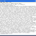 図4－1：難読化されたJavaScript（正規サイトに挿入された不正コード） 