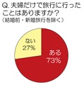 夫婦だけで旅行に行ったことはありますか？（結婚前・新婚旅行を除く）