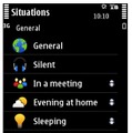 「Nokia Situations」の操作画面