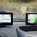 ナビタイムジャパン ソニー nav-u NV-U76VT（左）とナビタイムジャパン CAR NAVITIME WND-01K