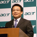 日本エイサー代表取締役社長のボブ・セン氏