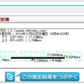 駒沢大学。同様の場所でのWiMAXの速度