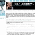 現在の「Wikileaks」サイト（画像）