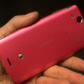 「Xperia arc」のSakura Pink