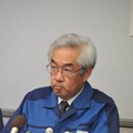 原子力・立地本部長の武藤栄副社長 （21日・東電本店）　撮影＝石田信一郎