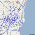 東日本大地震 被災地エリアの「通れた道路」情報（3月22日現在）