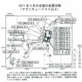 3月の地震活動（M4.0以上）